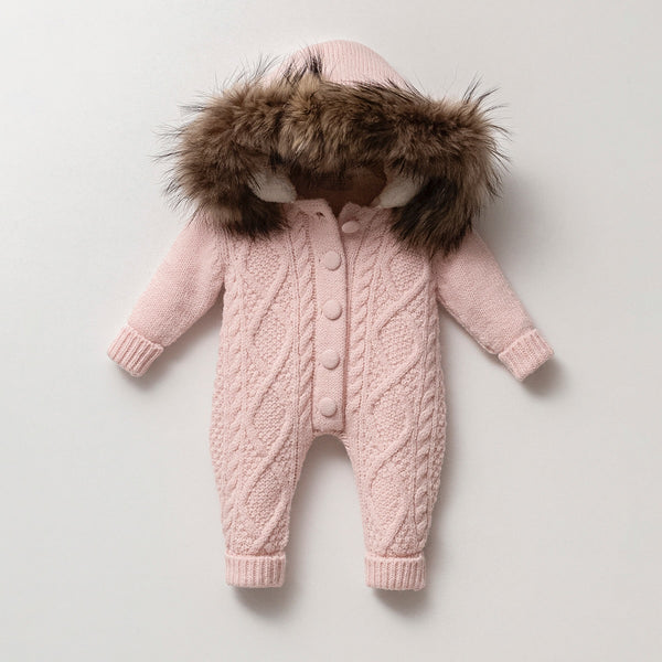 أفرهول صوف مبطن فرو