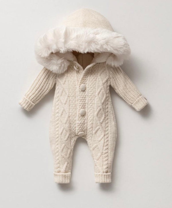 أفرهول صوف مبطن فرو